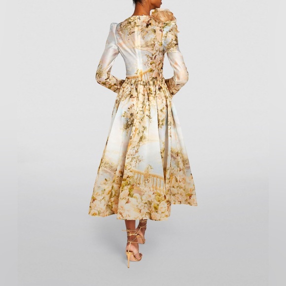 ZIMMERMANN Lyrical Floral Appliqué Dress - Picture 8 of 16